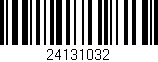 Código de barras (EAN, GTIN, SKU, ISBN): '24131032'