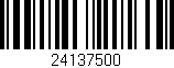Código de barras (EAN, GTIN, SKU, ISBN): '24137500'