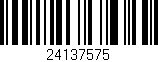 Código de barras (EAN, GTIN, SKU, ISBN): '24137575'