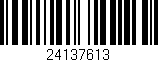 Código de barras (EAN, GTIN, SKU, ISBN): '24137613'