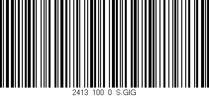 Código de barras (EAN, GTIN, SKU, ISBN): '2413_100_0_S.GIG'