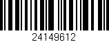 Código de barras (EAN, GTIN, SKU, ISBN): '24149612'