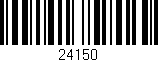 Código de barras (EAN, GTIN, SKU, ISBN): '24150'