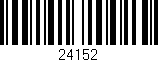 Código de barras (EAN, GTIN, SKU, ISBN): '24152'