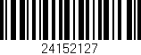 Código de barras (EAN, GTIN, SKU, ISBN): '24152127'