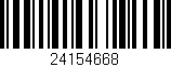 Código de barras (EAN, GTIN, SKU, ISBN): '24154668'