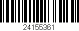 Código de barras (EAN, GTIN, SKU, ISBN): '24155361'