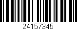 Código de barras (EAN, GTIN, SKU, ISBN): '24157345'