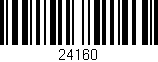 Código de barras (EAN, GTIN, SKU, ISBN): '24160'