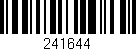 Código de barras (EAN, GTIN, SKU, ISBN): '241644'