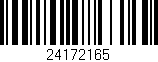 Código de barras (EAN, GTIN, SKU, ISBN): '24172165'