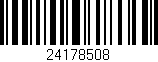 Código de barras (EAN, GTIN, SKU, ISBN): '24178508'