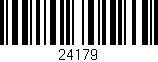 Código de barras (EAN, GTIN, SKU, ISBN): '24179'