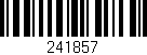 Código de barras (EAN, GTIN, SKU, ISBN): '241857'