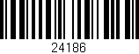 Código de barras (EAN, GTIN, SKU, ISBN): '24186'
