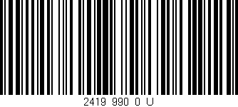 Código de barras (EAN, GTIN, SKU, ISBN): '2419_990_0_U'