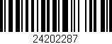 Código de barras (EAN, GTIN, SKU, ISBN): '24202287'
