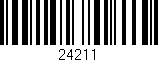 Código de barras (EAN, GTIN, SKU, ISBN): '24211'