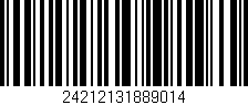 Código de barras (EAN, GTIN, SKU, ISBN): '24212131889014'
