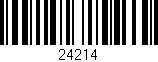 Código de barras (EAN, GTIN, SKU, ISBN): '24214'