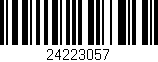 Código de barras (EAN, GTIN, SKU, ISBN): '24223057'