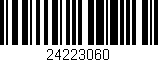 Código de barras (EAN, GTIN, SKU, ISBN): '24223060'