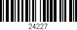 Código de barras (EAN, GTIN, SKU, ISBN): '24227'