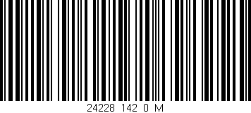 Código de barras (EAN, GTIN, SKU, ISBN): '24228_142_0_M'