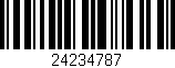 Código de barras (EAN, GTIN, SKU, ISBN): '24234787'