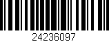Código de barras (EAN, GTIN, SKU, ISBN): '24236097'