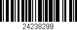 Código de barras (EAN, GTIN, SKU, ISBN): '24238299'