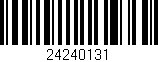 Código de barras (EAN, GTIN, SKU, ISBN): '24240131'