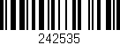 Código de barras (EAN, GTIN, SKU, ISBN): '242535'
