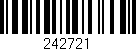 Código de barras (EAN, GTIN, SKU, ISBN): '242721'
