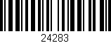 Código de barras (EAN, GTIN, SKU, ISBN): '24283'