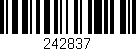 Código de barras (EAN, GTIN, SKU, ISBN): '242837'