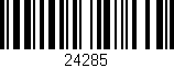 Código de barras (EAN, GTIN, SKU, ISBN): '24285'