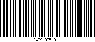 Código de barras (EAN, GTIN, SKU, ISBN): '2429_995_0_U'