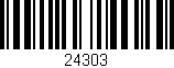 Código de barras (EAN, GTIN, SKU, ISBN): '24303'