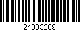Código de barras (EAN, GTIN, SKU, ISBN): '24303289'
