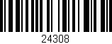 Código de barras (EAN, GTIN, SKU, ISBN): '24308'