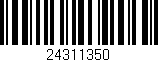 Código de barras (EAN, GTIN, SKU, ISBN): '24311350'