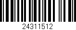 Código de barras (EAN, GTIN, SKU, ISBN): '24311512'