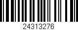 Código de barras (EAN, GTIN, SKU, ISBN): '24313276'