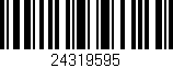 Código de barras (EAN, GTIN, SKU, ISBN): '24319595'