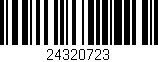 Código de barras (EAN, GTIN, SKU, ISBN): '24320723'