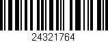 Código de barras (EAN, GTIN, SKU, ISBN): '24321764'