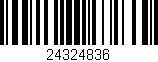 Código de barras (EAN, GTIN, SKU, ISBN): '24324836'