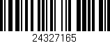 Código de barras (EAN, GTIN, SKU, ISBN): '24327165'
