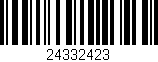 Código de barras (EAN, GTIN, SKU, ISBN): '24332423'